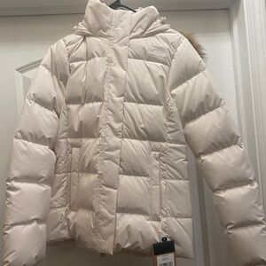 White women’s small north face jacket
